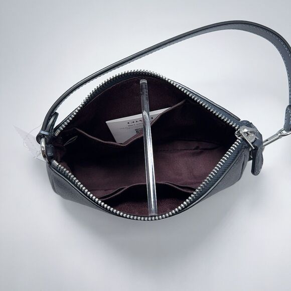 Coach C3308 Nolita 19 Signature Midnight Navy Denim Clutch Wallet Bag Wristlet - Picture 5 of 6